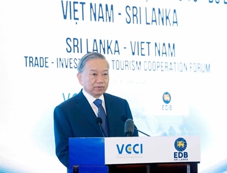 Top leader urges stronger Vietnam - Sri Lanka economic connectivity